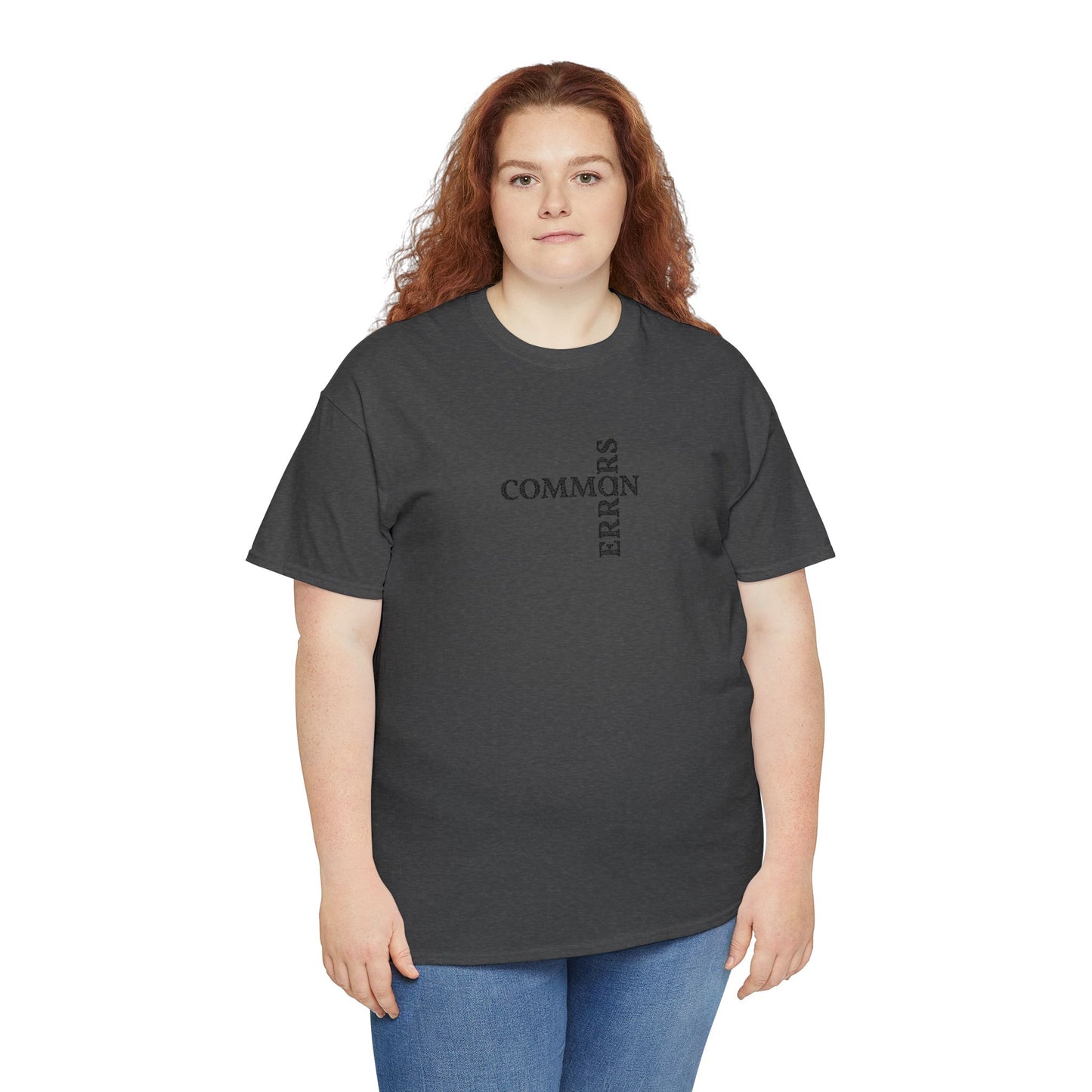 Common Errors Tee | Minimal Typography Shirt