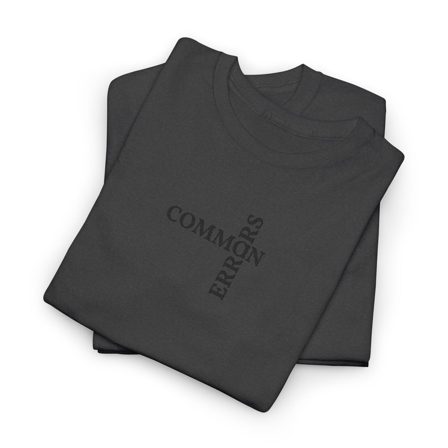 Common Errors Tee | Minimal Typography Shirt