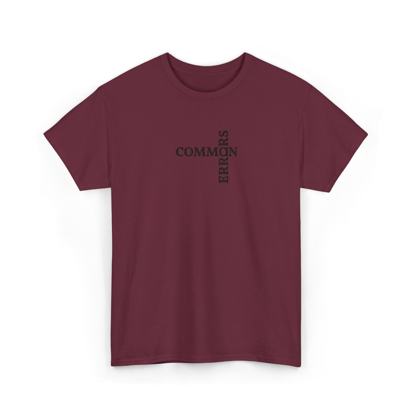 Common Errors Tee | Minimal Typography Shirt