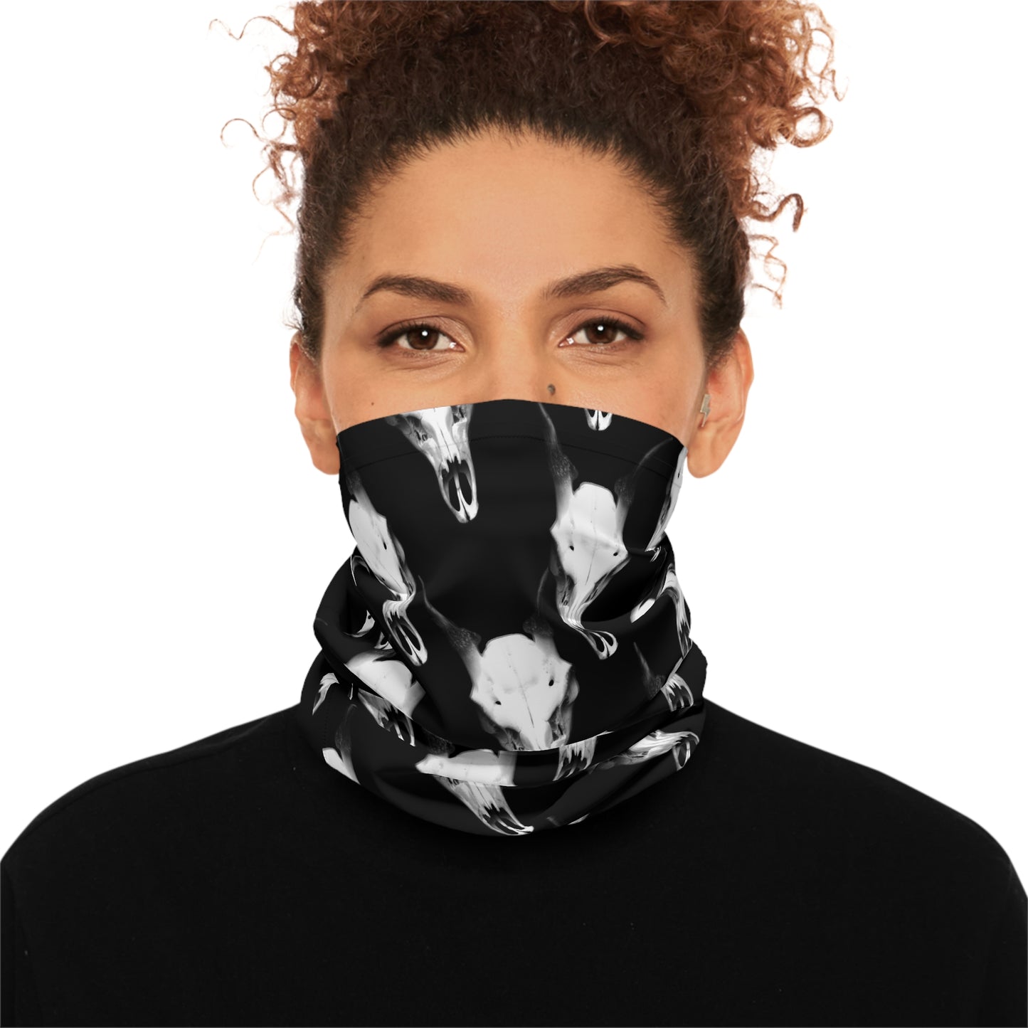 Skull Pattern Neck Gaiter