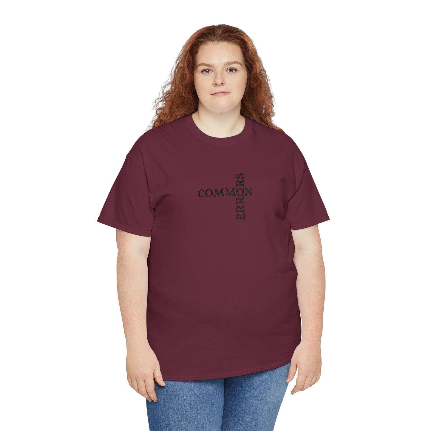 Common Errors Tee | Minimal Typography Shirt